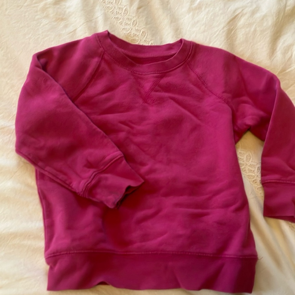 Primary raspberry pink sweatshirt